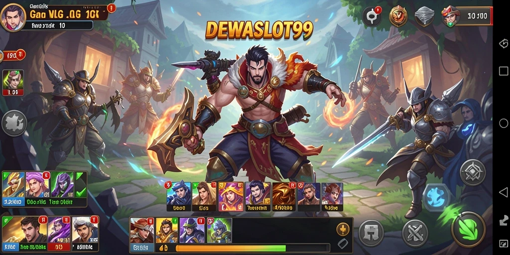 Screenshot utama DEWASLOT99 menampilkan gameplay seru dengan grafik menawan.