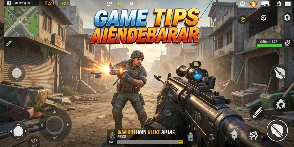Screenshot gameplay F32 menampilkan aksi pertempuran yang intens.