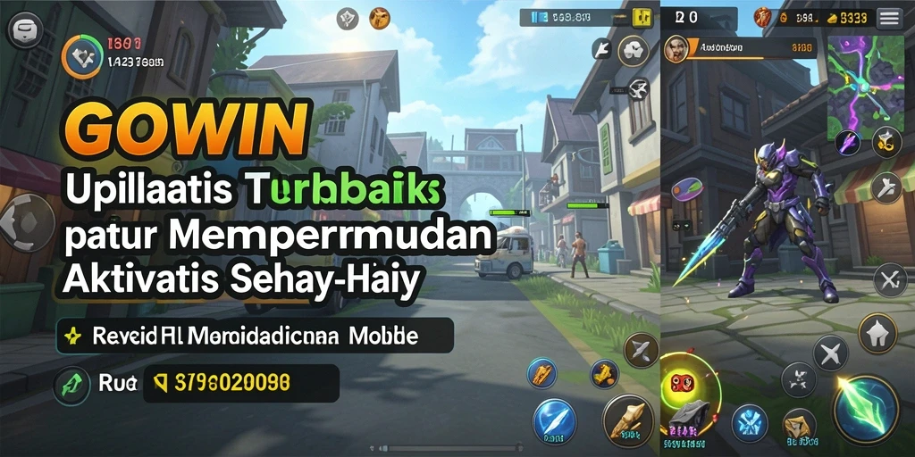 Screenshot GOWIN menunjukkan antarmuka aplikasi Utility yang mudah digunakan.