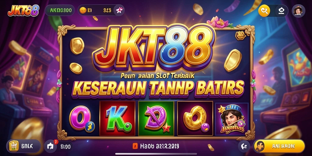 Screenshot menampilkan gameplay menarik dari permainan Slot JKT88.