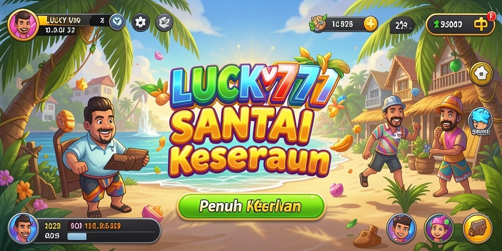Tampilan gameplay menarik dari LUCKY777, menghadirkan keseruan bermain.