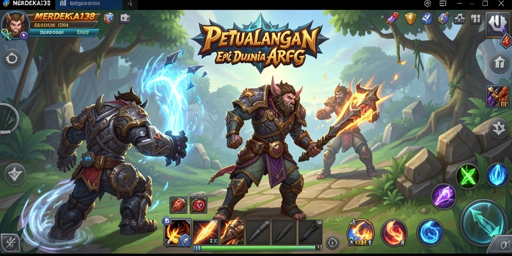 Tampilan gameplay seru dan menegangkan dari MERDEKA138.