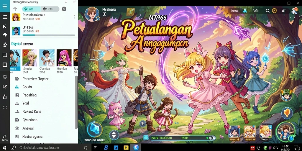 Tampilkan screenshot gameplay Anime MT966 yang seru dan penuh aksi.