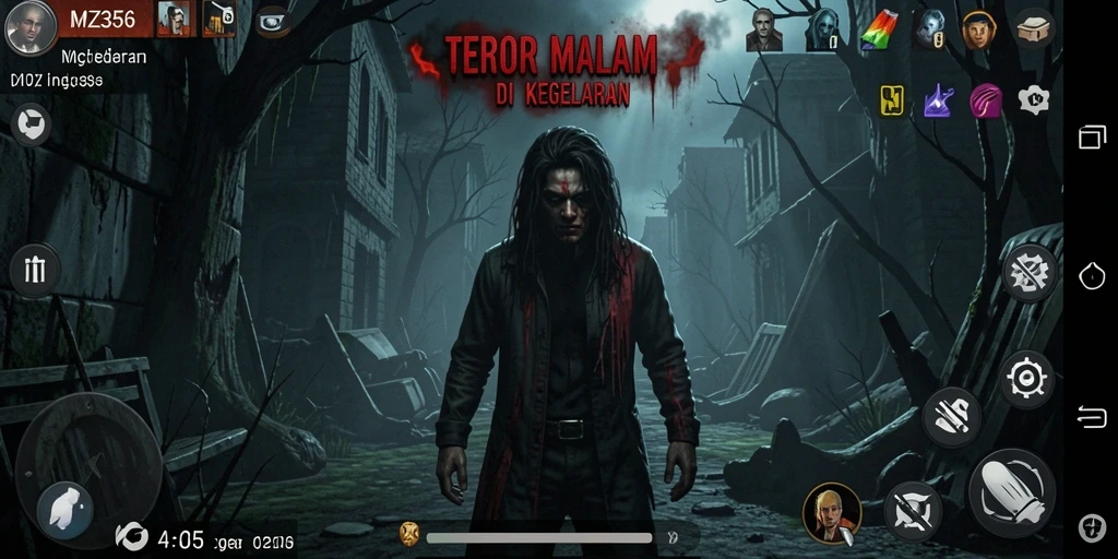 Tampilan gameplay MZ356 yang menyeramkan dan penuh ketegangan.