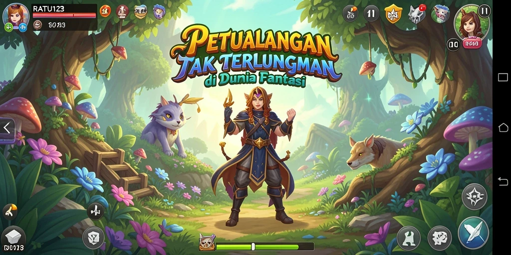 Tangkapan layar gameplay RATU123 menampilkan aksi seru dalam dunia petualangan.