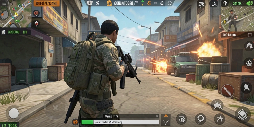 Tangkapan layar gameplay dinamis dari ROBINTOGEL.
