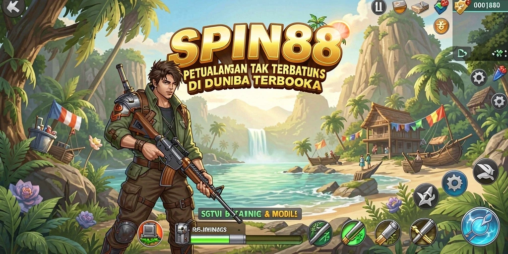 Tampilan gameplay SPIN88 yang menakjubkan dalam dunia terbuka.