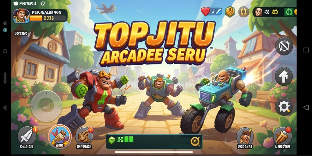 Tangkapan layar gameplay <strong>TOPJITU</strong> menunjukkan aksi seru dan grafis memikat.
